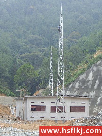 山西山区厂区避雷塔案例